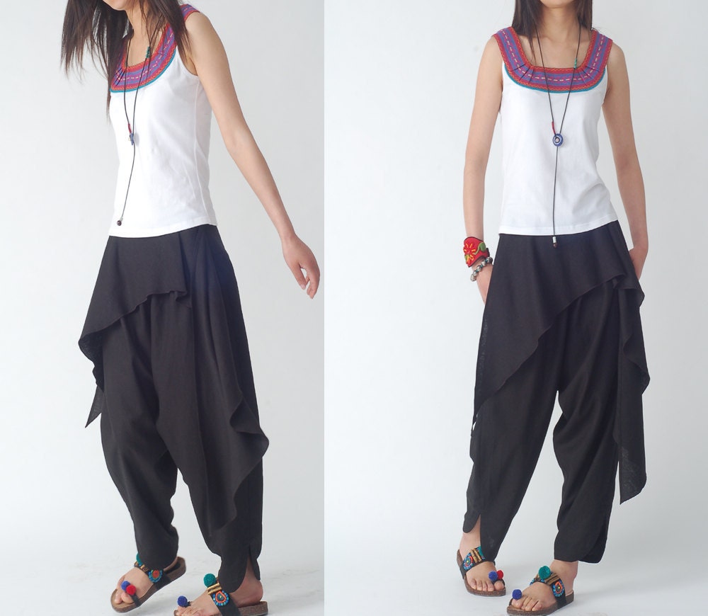 Here comes the sun - harem pants (K1202)