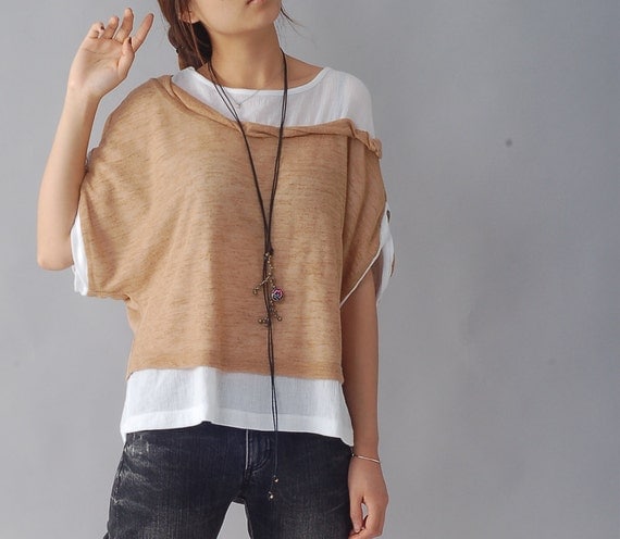 Quiet Summer 2 - layered cotton top (Y1212)