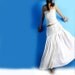 butterflies are free - hand pleated maxi skirt (Q1008)