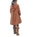 Russian doll - cashmere hood long coat (Y1029)