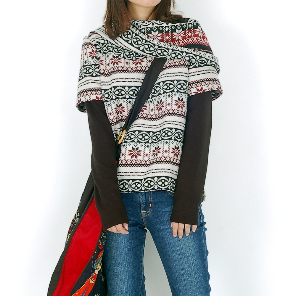 Secret - double sleeved hoodie sweater jacket (Y1117)