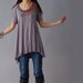 Loneliness is singing - hand embroidery top (Y1208)