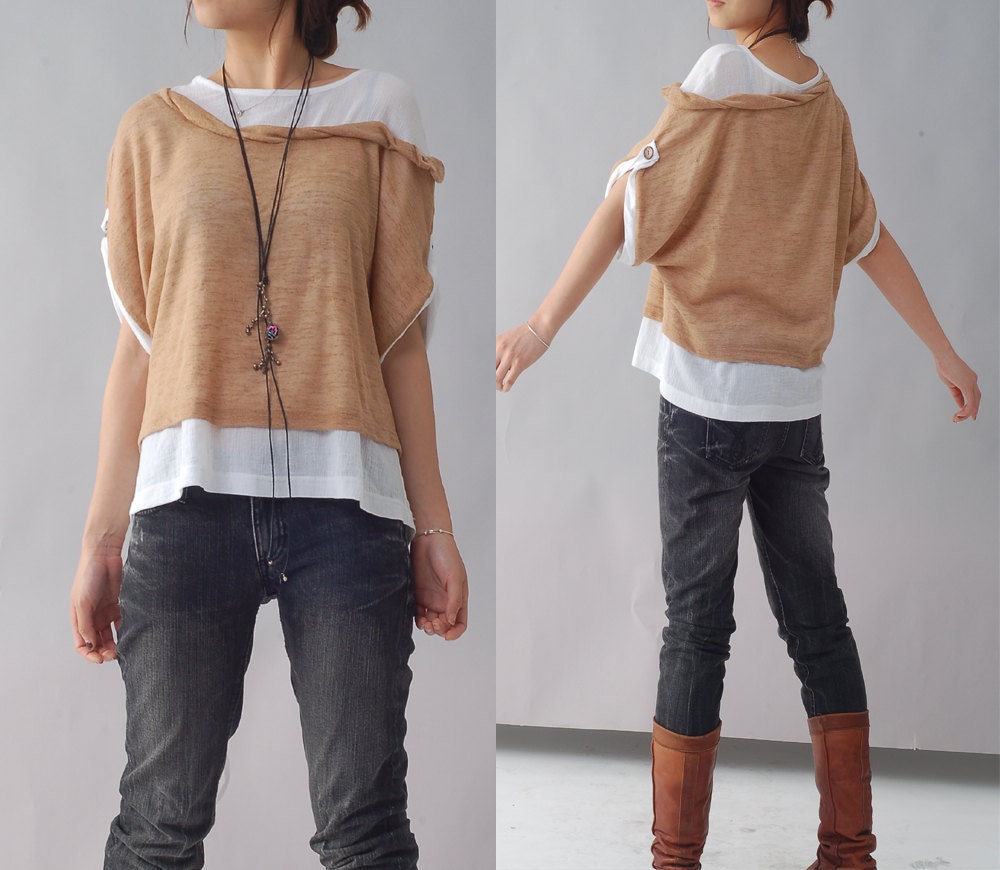 Quiet Summer 2 - layered cotton top (Y1212)