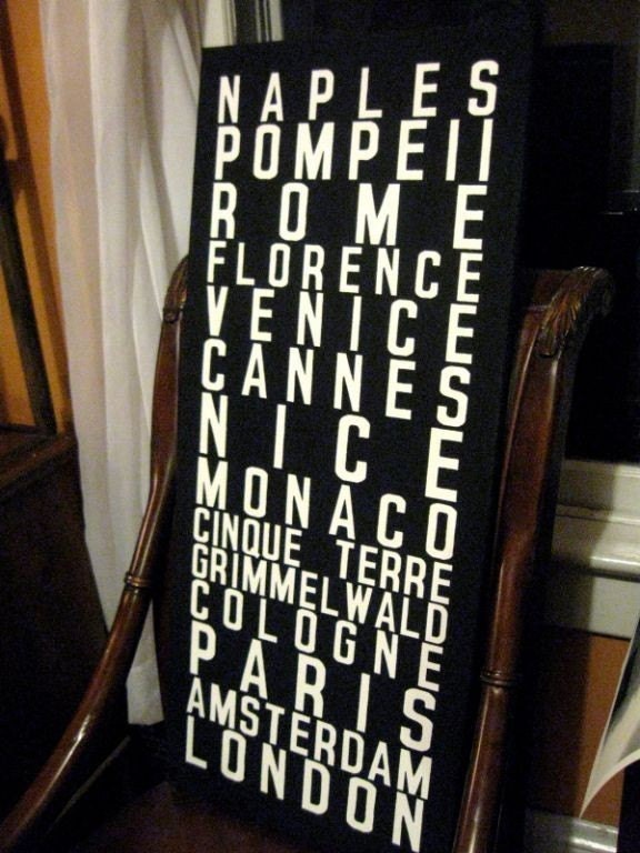 Bus Roll Tram Football Sports Lover Coach or Places Personalized Subway Destination Canvas Art 16x32