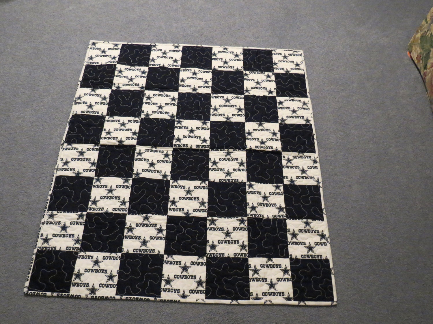 Dallas Cowboys Crib Quilt