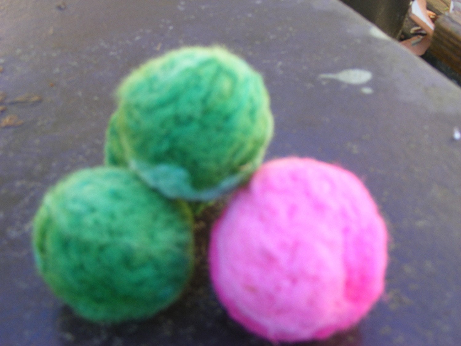 Needle Felted Draw Freshener Balls