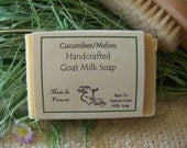 Cucumber/Melon Goat Milk Soap