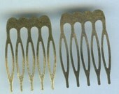 20 Bronze Hair Combs - Hair Accessory - Fascinator