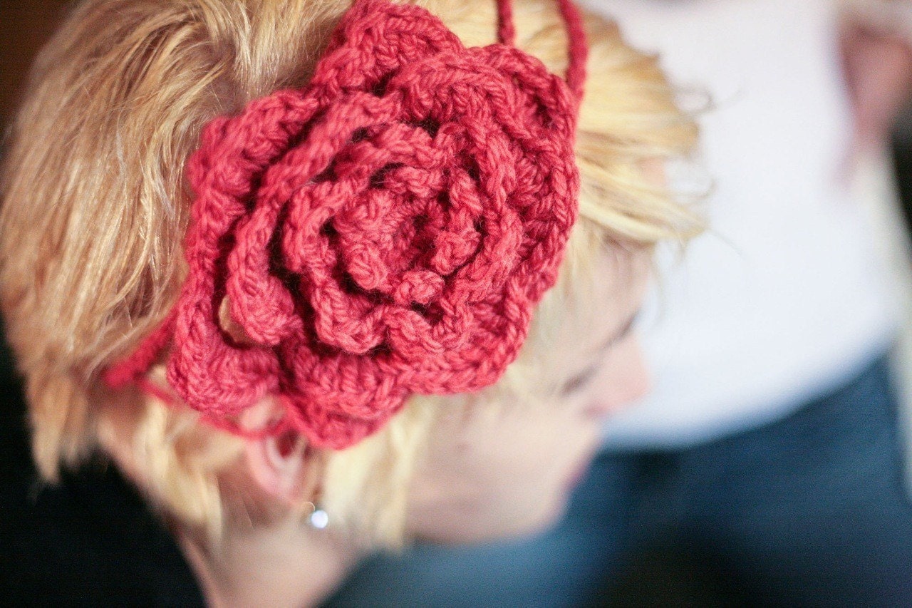 pomegranate blooming headband