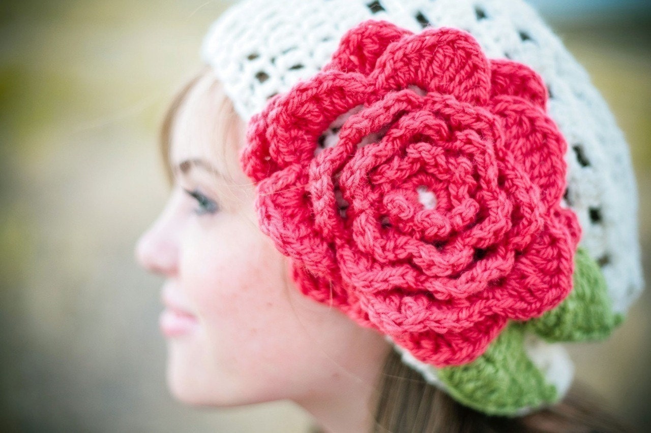 blooming slouchy beret