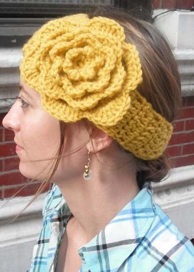 yellow flapper headband