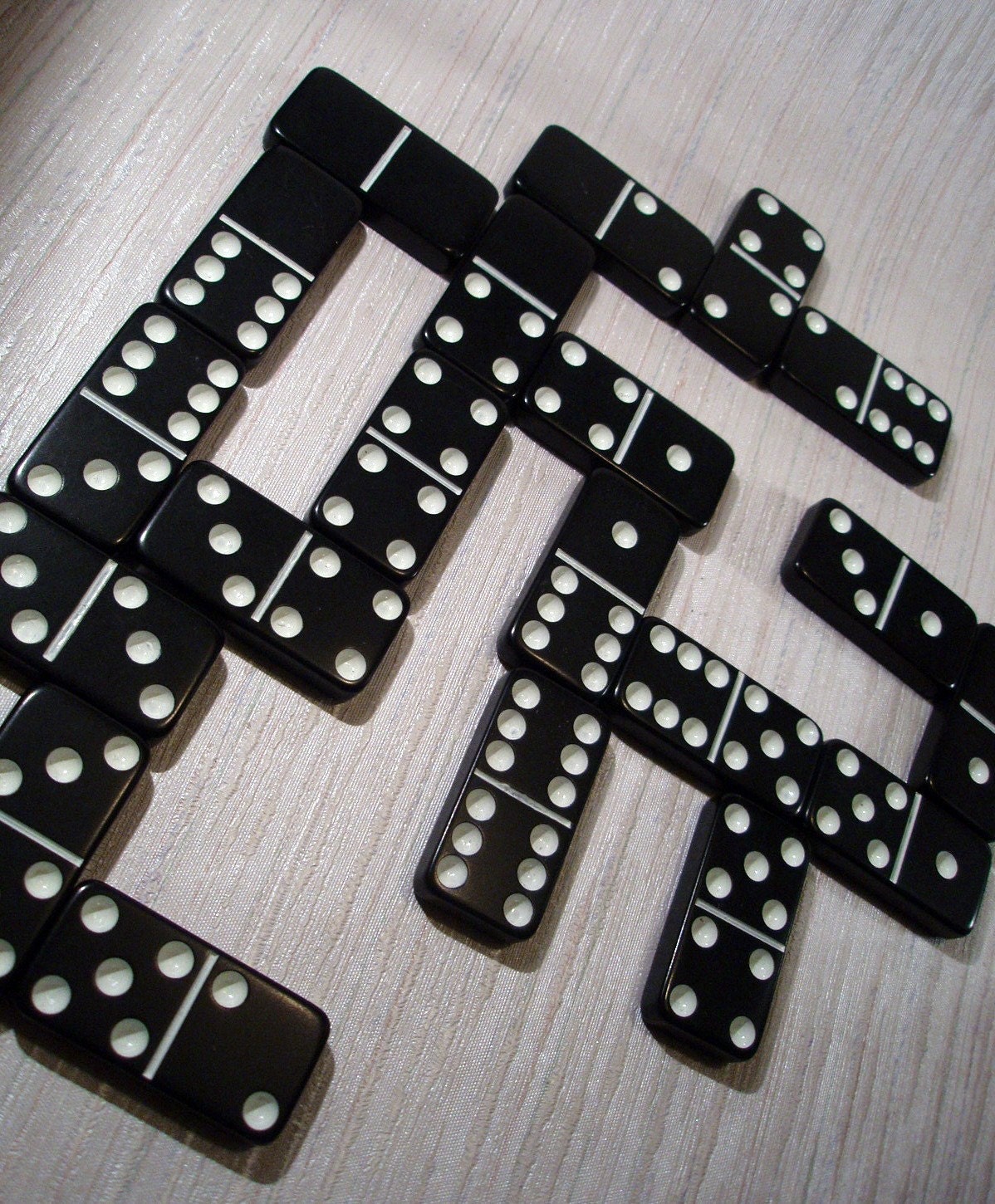Black Dominoes Set Of 20 By Stashed On Etsy