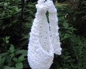 Crochet Baby Cocoon, Hanging Cocoon, Baby Stork Pouch, Newborn Cocoon, Unisex Baby Cacoon, Infant Cocoon, Baby Pod, Baby Photo Prop, White
