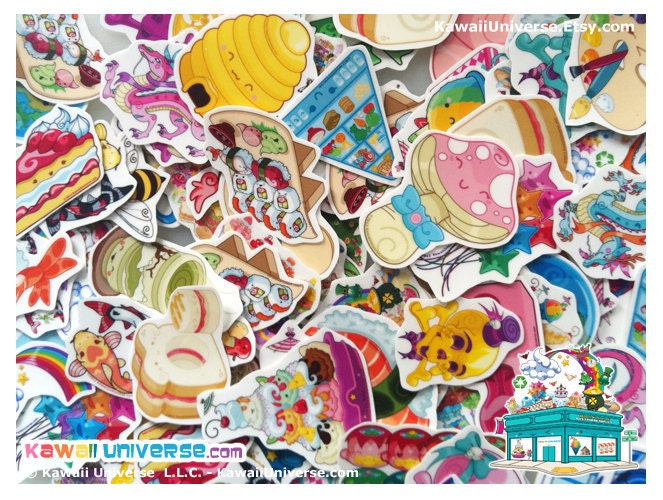 Kawaii Teenies - Vinyl Stickers - Blind Pop Pack of 20