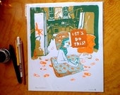 Let's Do This Original Partycolor Screenprint