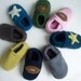 One pair of Custom Embellished Fleece Slippers/Booties (newborn-7 yrs) (Polartec Fleece)