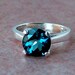2ct London Blue Topaz Sterling Silver Ring, Cavalier Creations