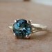 2ct London Blue Topaz Sterling Silver Ring, Cavalier Creations
