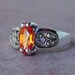 SALE.....1ct Genuine Sapphire Sterling Silver Ring, Cavalier Creations