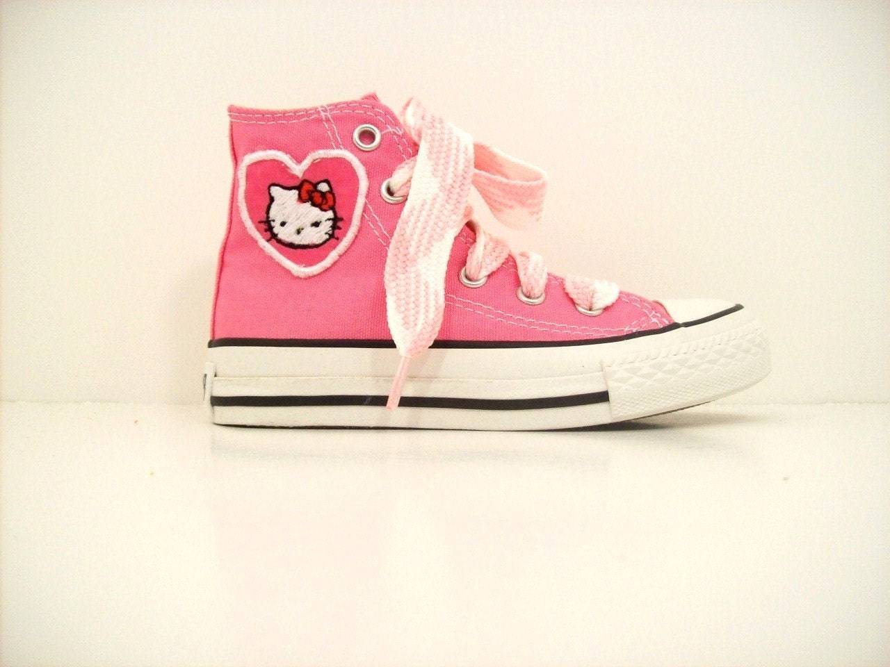 Kids Custom Chuck Taylor Hello Kitty High Top By Misskaystitches