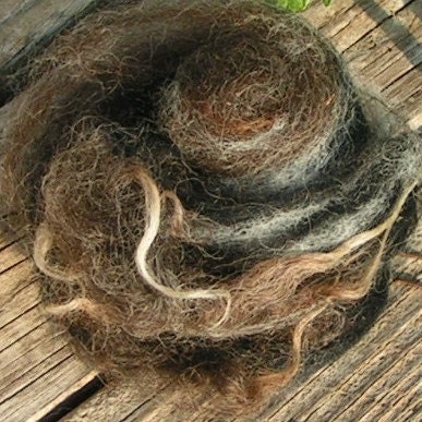 MAD MAX Art Batts  Phat Fiber June  Feature Gulf Coast Romney and Columbia 2 ounce