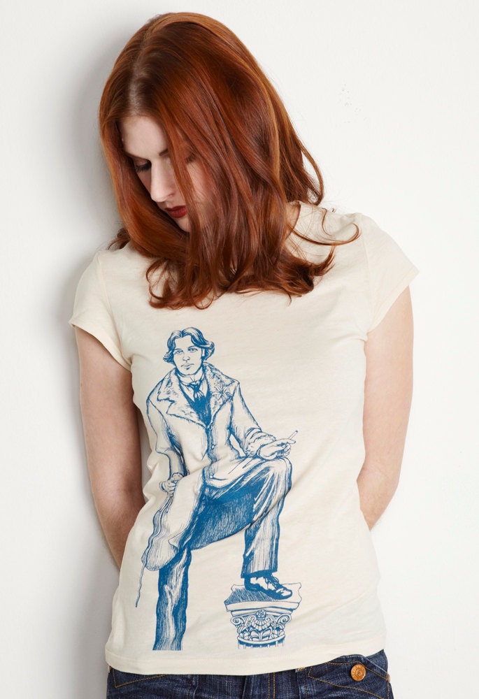 Women's Oscar Wilde TShirt Victorian Literary