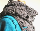 Floral Lace Crochet Cowl PDF pattern
