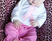 Pink Ribbon Onesie Real Boys Wear Pink - infant sizes