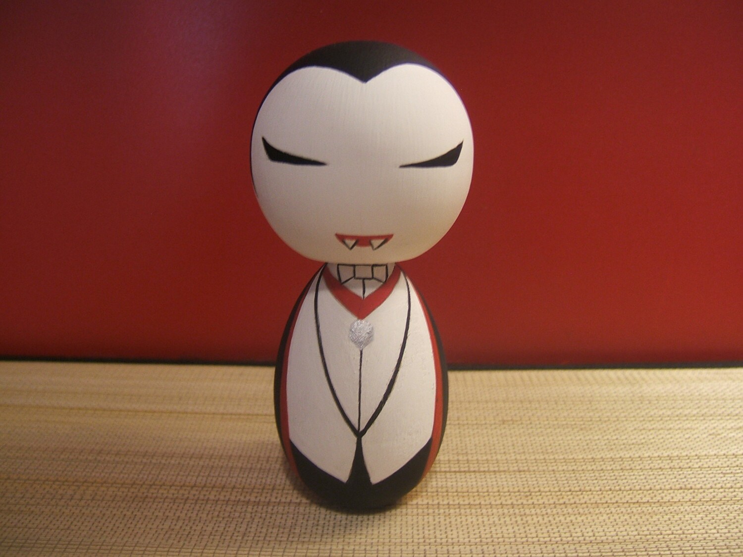 Kokeshi doll Count Dracula