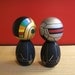 Kokeshi dolls. Custom Daft Punk inspired deluxe set