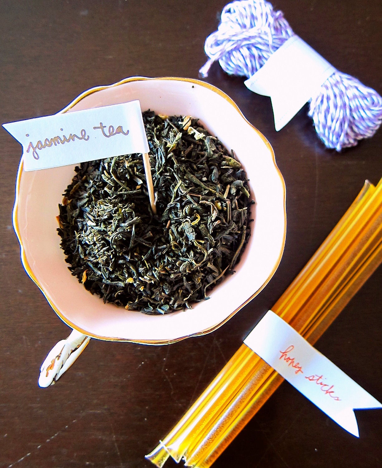 DIY Tea Bags (Complete Kit) - Makes 12 Jasmine tea