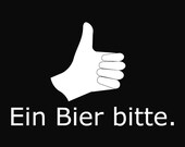 One Beer Please - Ein Bier bitte - Oktoberfest - German - Funny - S M L XL