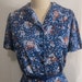 Vintage 1960's Floral Dress XL-XXL