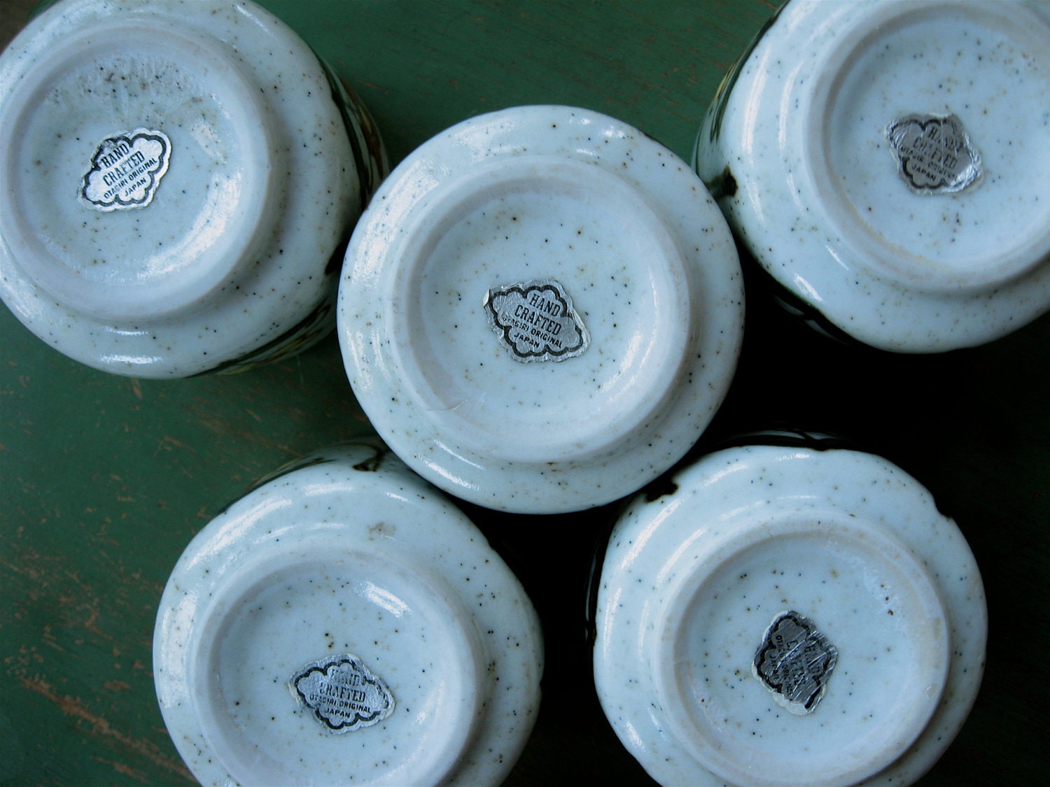 otagiri teapot tea set japanese stoneware ceramic tea cups 1970s made in japan daisy floral mod