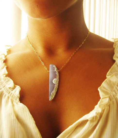 Funky and Chic - Spiked Agate Necklace