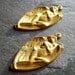 Reserved Listing for Jo-See Store Announcement-Vintage Beads-Vintage Brass Angel Pendants-12