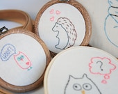Forest Critters PDF Hand Embroidery Pattern