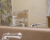 Wash your Hands - Vinyl Lettering