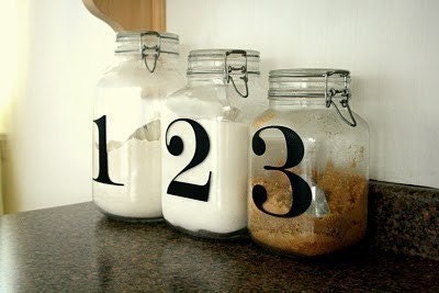 Number Wall Decals - 123