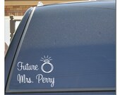 Future Mrs. Bride Wedding Car Decal