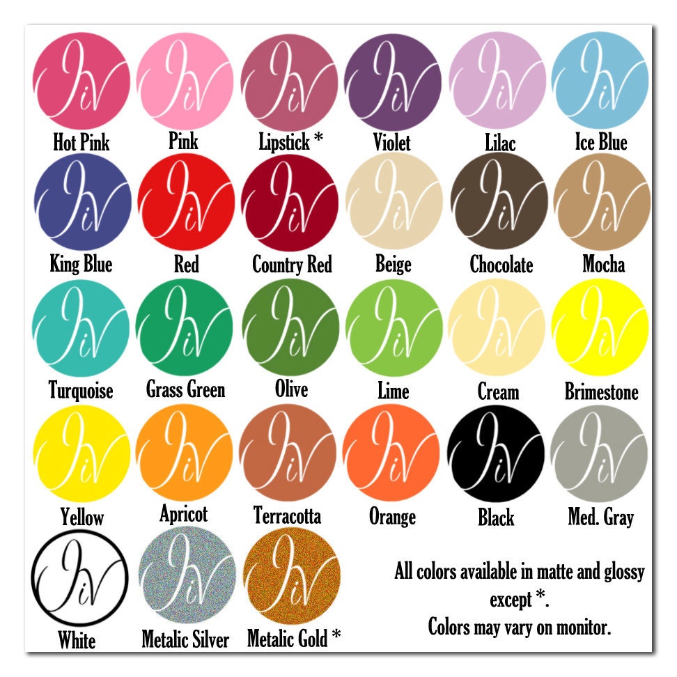 Vinyl Monogram