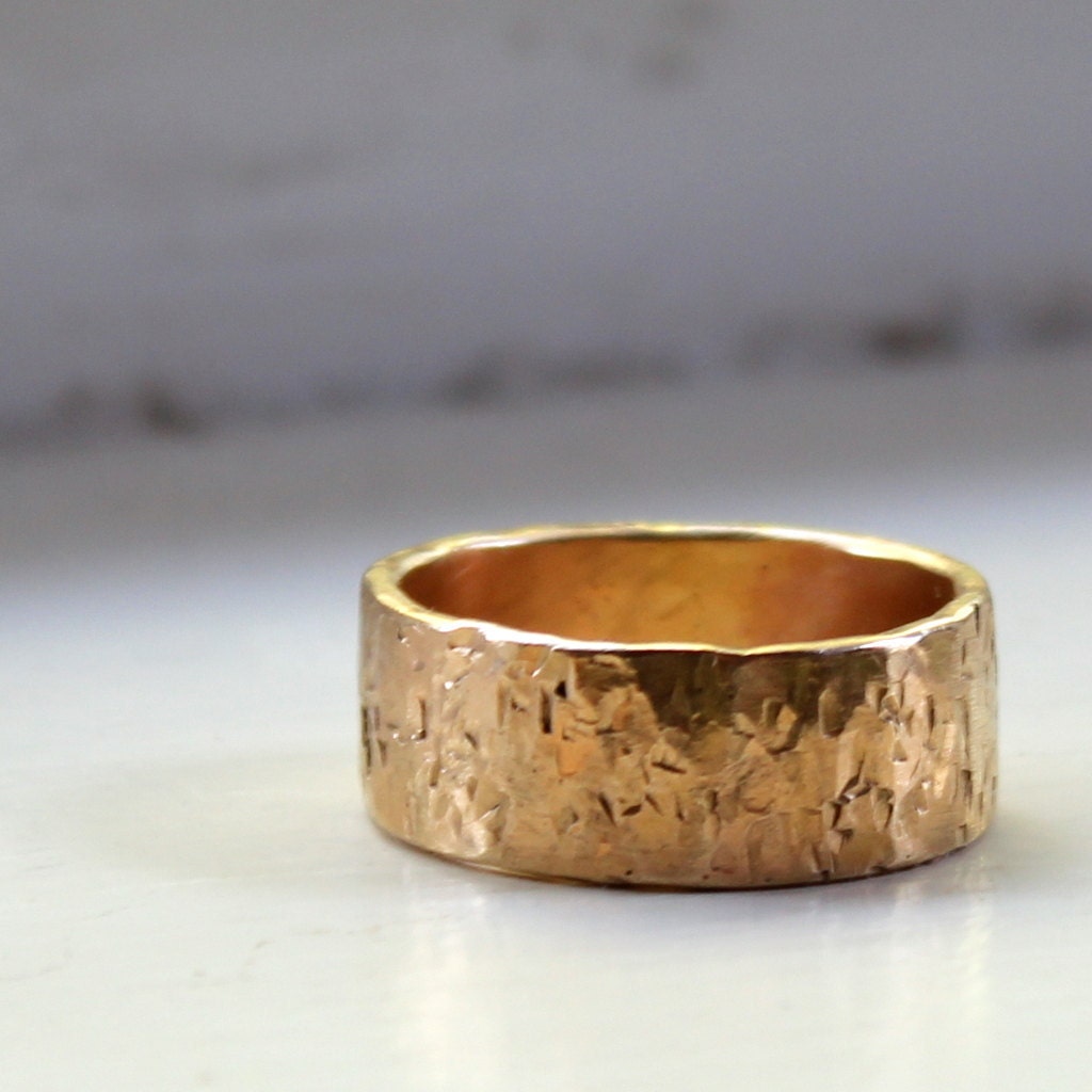 Mens Ring Mens Wedding Ring 14k Gold