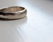 White Gold Wedding Band