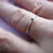 Gold nugget stackable ring
