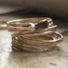 Stacking Rings - Gold and Silver