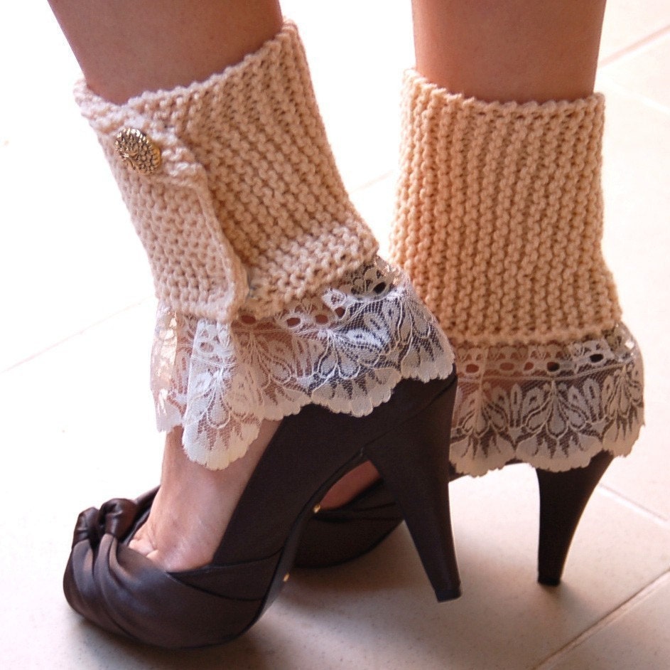 Elegant Leg Warmers PDF Knitting Pattern --- EASY