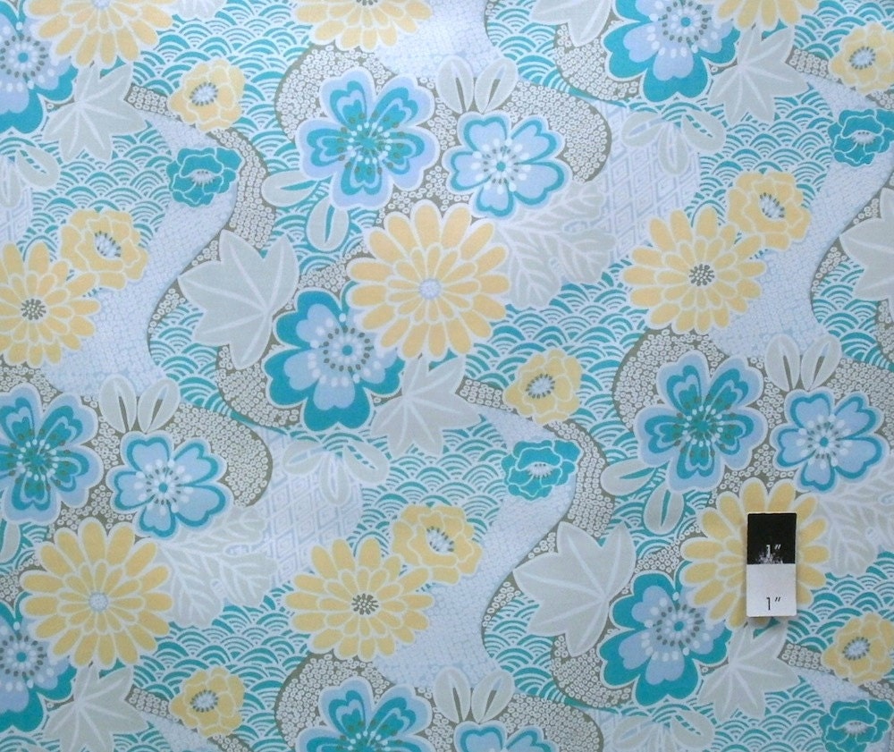 Private Listing for TriLAiBreBabies Annette Tatum AT43 Soleil Floral Garden Sea Cotton Fabric