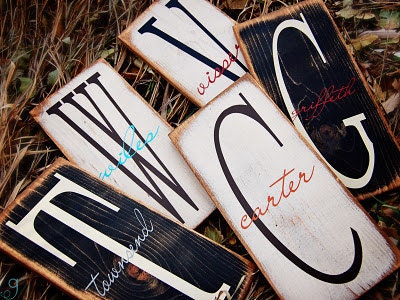 Personalized Family Name Board
