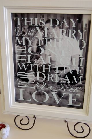 Wedding Subway Art Vinyl Decal