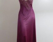 Lily My Love Gown 70s 80s Vintage XS Extra Small